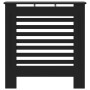Cubierta para radiador MDF negro 78 cm