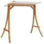 Tumbona columpio con toldo madera maciza abeto acabado de teca by vidaXL, Garden rockers - Ref: Foro24-3200619, Price: 481,47...