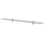 Floating glass shelf 80x10 cm 8 mm by vidaXL, Shelves and shelves - Ref: Foro24-243775, Price: 19,67 €, Discount: %
