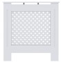 Cubierta para radiador MDF blanco 78 cm