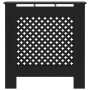 Cubierta para radiador MDF negro 78 cm