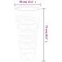 Removable inner pot PP ribbed appearance white 18/45 L by vidaXL, Pots and planters - Ref: Foro24-364692, Price: 59,67 €, Dis...