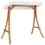 Swing bench with awning solid fir wood with teak finish by vidaXL, Garden rockers - Ref: Foro24-3200627, Price: 342,59 €, Dis...