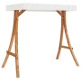 Swing bench with awning solid fir wood with teak finish by vidaXL, Garden rockers - Ref: Foro24-3200627, Price: 331,62 €, Dis...