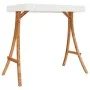 Swing bench with awning solid fir wood with teak finish by vidaXL, Garden rockers - Ref: Foro24-3200627, Price: 342,59 €, Dis...