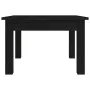 Mesa de centro de madera maciza de pino negro 45x45x30 cm de vidaXL, Mesas de centro - Ref: Foro24-814228, Precio: 41,13 €, D...