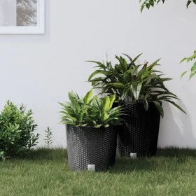 Removable inner pot PP rattan anthracite gray 15/15.3 L by vidaXL, Pots and planters - Ref: Foro24-364684, Price: 30,43 €, Di...