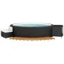 Acacia wood and black synthetic rattan whirlpool bathtub surround by vidaXL, Pool and spa accessories - Ref: Foro24-362259, P...