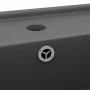 Luxurious square sink with dark gray ceramic overflow 41x41 cm by vidaXL, Sinks - Ref: Foro24-146950, Price: 84,47 €, Discoun...