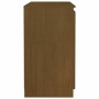 Armario auxiliar madera maciza de pino marrón miel 60x36x65 cm de vidaXL, Aparadores - Ref: Foro24-808101, Precio: 90,80 €, D...