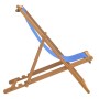 Gartenstuhl aus blauer Teakholz 56x105x96 cm von vidaXL, Gartenstühle - Ref: Foro24-43803, Preis: 75,40 €, Rabatt: %