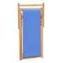 Silla de jardín de teca azul 56x105x96 cm de vidaXL, Sillas de jardín - Ref: Foro24-43803, Precio: 75,40 €, Descuento: %