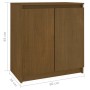 Armario auxiliar madera maciza de pino marrón miel 60x36x65 cm de vidaXL, Aparadores - Ref: Foro24-808101, Precio: 90,80 €, D...