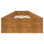 Jardinera acero corten 579x100x36 cm