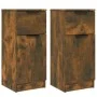 Aparadores 2 uds madera contrachapada roble ahumado 30x30x70 cm de vidaXL, Aparadores - Ref: Foro24-817001, Precio: 77,59 €, ...