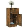 Aparadores 2 uds madera contrachapada roble ahumado 30x30x70 cm de vidaXL, Aparadores - Ref: Foro24-817001, Precio: 77,59 €, ...