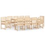 Garten-Essgruppe 11-teilig aus massivem Kiefernholz von vidaXL, Gartensets - Ref: Foro24-3154719, Preis: 667,22 €, Rabatt: %
