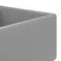 Matte light gray ceramic square overflow sink 41x41 cm by vidaXL, Sinks - Ref: Foro24-146949, Price: 88,05 €, Discount: %