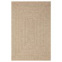 ZIZUR Jute-Look-Teppich für drinnen und draußen, 140 x 200 cm von vidaXL, Teppiche - Ref: Foro24-364832, Preis: 81,28 €, Raba...