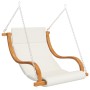 Columpio con cojín y toldo madera maciza de abeto by vidaXL, Garden rockers - Ref: Foro24-3200623, Price: 410,89 €, Discount: %
