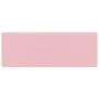 Lavabo lujoso cuadrado rebosadero cerámica rosa mate 41x41 cm by vidaXL, Sinks - Ref: Foro24-146944, Price: 96,16 €, Discount: %