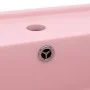 Lavabo lujoso cuadrado rebosadero cerámica rosa mate 41x41 cm by vidaXL, Sinks - Ref: Foro24-146944, Price: 96,16 €, Discount: %