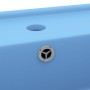 Lavabo cuadrado rebosadero cerámica azul claro mate 41x41 cm de vidaXL, Lavabos - Ref: Foro24-146945, Precio: 83,31 €, Descue...