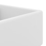 Square matte white ceramic overflow sink 41x41 cm by vidaXL, Sinks - Ref: Foro24-146943, Price: 102,03 €, Discount: %