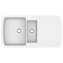 Kitchen sink with two white granite bowls by vidaXL, Sinks - Ref: Foro24-144855, Price: 262,33 €, Discount: %