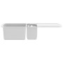 Kitchen sink with two white granite bowls by vidaXL, Sinks - Ref: Foro24-144855, Price: 262,33 €, Discount: %