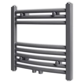 Grauer gebogener Badheizkörper 480x480 mm von vidaXL, Heizkörper - Ref: Foro24-141896, Preis: 56,71 €, Rabatt: %