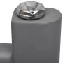 Radiador toallero de baño curvo gris 480x480 mm de vidaXL, Radiadores - Ref: Foro24-141896, Precio: 56,69 €, Descuento: %