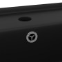 Luxurious square matte black ceramic overflow sink 41x41 cm by vidaXL, Sinks - Ref: Foro24-146953, Price: 87,05 €, Discount: %