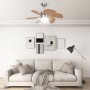 Deckenventilator mit hellbrauner Lampe 76 cm von vidaXL, Deckenventilatoren - Ref: Foro24-51489, Preis: 114,84 €, Rabatt: %