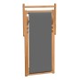 Folding beach chair solid gray teak wood by vidaXL, Garden chairs - Ref: Foro24-47415, Price: 79,58 €, Discount: %