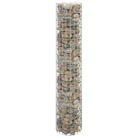 Poste circular de gaviones acero galvanizado Ø30x150 cm