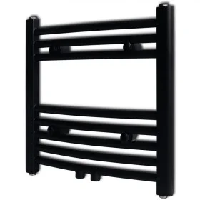 Schwarzer gebogener Badheizkörper 480x480 mm von vidaXL, Heizkörper - Ref: Foro24-141912, Preis: 65,95 €, Rabatt: %