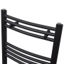 Schwarzer gebogener Badheizkörper 480x480 mm von vidaXL, Heizkörper - Ref: Foro24-141912, Preis: 67,11 €, Rabatt: %