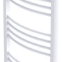 Radiador toallero de baño con rieles curvados 500 x 764 mm