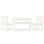 Garden dining set 4 pieces solid white pine wood by vidaXL, Garden sets - Ref: Foro24-3154702, Price: 332,82 €, Discount: %