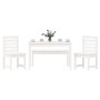 Garden dining set 4 pieces solid white pine wood by vidaXL, Garden sets - Ref: Foro24-3154702, Price: 332,82 €, Discount: %