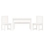Garden dining set 4 pieces solid white pine wood by vidaXL, Garden sets - Ref: Foro24-3154702, Price: 332,82 €, Discount: %