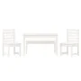 Juego de comedor de jardín 4 piezas madera maciza pino blanco de vidaXL, Conjuntos de jardín - Ref: Foro24-3154702, Precio: 3...