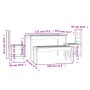 Garten-Essgruppe 4-teilig aus massivem weißem Kiefernholz von vidaXL, Gartensets - Ref: Foro24-3154702, Preis: 332,82 €, Raba...