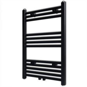 Schwarzer, gerader Badheizkörper 500 x 764 mm von vidaXL, Heizkörper - Ref: Foro24-141905, Preis: 78,73 €, Rabatt: %