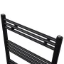 Schwarzer, gerader Badheizkörper 500 x 764 mm von vidaXL, Heizkörper - Ref: Foro24-141905, Preis: 77,69 €, Rabatt: %