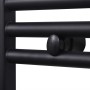 Schwarzer, gerader Badheizkörper 500 x 764 mm von vidaXL, Heizkörper - Ref: Foro24-141905, Preis: 78,73 €, Rabatt: %