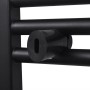 Schwarzer, gerader Badheizkörper 500 x 764 mm von vidaXL, Heizkörper - Ref: Foro24-141905, Preis: 78,73 €, Rabatt: %