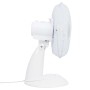 Ventilador de sobremesa 3 velocidades blanco 30 cm 40 W