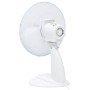 Ventilador de sobremesa 3 velocidades blanco 30 cm 40 W